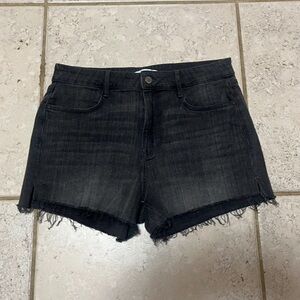 Nine West Women's Dark Gray Denim Jean Shorts